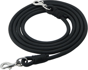 Nylon Lead Rope for Horses Black with Metal <b>Snap</b> <b>Hooks</b> - Product Image 4