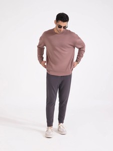 Sudadera Unisex Oversize con Capucha de Forro Polar Antipelusas, Color Liso, Ropa Casual de Invierno, 100% Algodón Tejido, Ajuste Holgado - Product Image 2