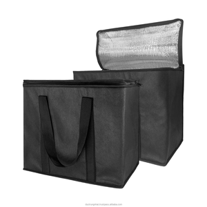 Vente en gros de sac de transport isotherme à isolation thermique avec logo personnalisé sac non tissé sacs isothermes pour achats de pique-nique en feuille d'aluminium - Product Image 1