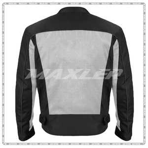 Vêtements de sport homologués CE niveau 2 Veste de moto légère, respirante et imperméable en textile pour hommes, grande taille avec bouches d'aération - Product Image 3