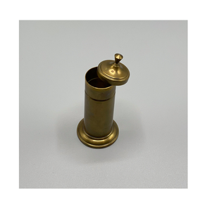 Top Selling Pure Brass Kitchen Accessories Brass <b>toothpick</b> Bottle Container With Manufacture Wholesale Supplier - Product Image 2