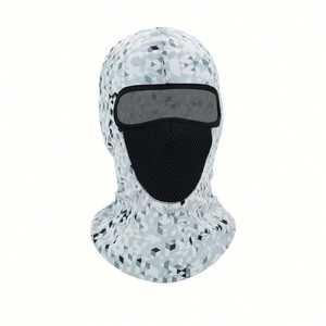 Cagoule de ski intégrale noire personnalisée à un trou, coupe-vent, imperméable, respirante, unisexe, haute qualité - Product Image 6