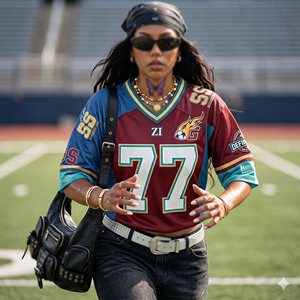 Jersey de Fútbol Americano de Diseño Personalizado, Uniforme de Equipo OEM, Camiseta Deportiva Transpirable de Manga Larga, Proveedor Mayorista - Product Image 4