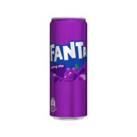 Fanta Vietnam 320ml, canettes élégantes, boisson gazeuse, 24 canettes par carton, saveurs assorties