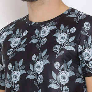 Soldes d'été : T-shirts pour hommes en coton 100% avec impression par sublimation, col rond, personnalisables avec votre propre logo. - Product Image 6