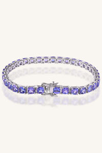 Pulsera de Tanzanita en Plata de Ley 92.5 KLSB-20415 - Product Image 2