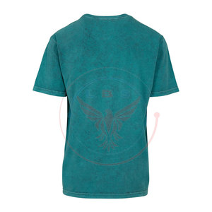 T-shirts pour hommes Street Wear, dernier design, effet délavé, 100% coton, couleur unie, grandes tailles, respirants, écologiques - Product Image 2