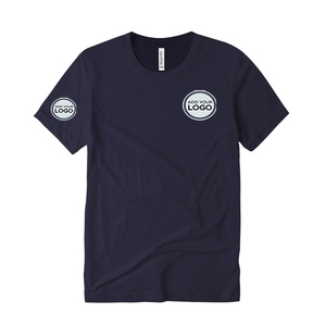 Camiseta de Manga Corta Lisa de Corte Regular, Mezcla CVC Suave, Directo de Fábrica, Camisetas con Logotipo Personalizado - Product Image 1