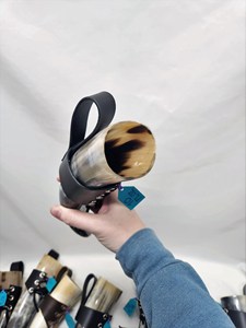 Auténtico Cuerno Vikingo para Beber, Cuerno de Buey Natural Pulido, Alta Calidad, Logotipo Personalizado, Arte Folclórico, Amantes de la Cerveza, Hecho a Mano, Tradicional - Product Image 3