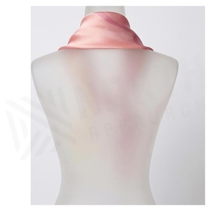 Women's <b>Square</b> <b>Silk</b> <b>Scarf</b> Color Blocking Elegant Fashion Accessory All Seasons 100% <b>Silk</b> Skin Friendly - Product Image 2