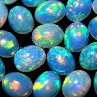 Opales naturelles en vrac, taille ovale, polies, à changement de couleur opalescent, 12x10mm, 300 carats, pour la fabrication de bijoux universels et de bagues