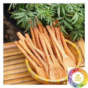 Birthday Coconut Wood Spoon Gift Handmade Natural <b>Kitchen</b> <b>Accessory</b> for Friends Family Hosts and Cooking Enthusiasts - Product Image 5