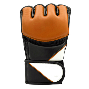 ถุงมือ MMA ระดับโปร สำหรับการต่อสู้แบบ Grappling และ Striking ทำจากหนัง PU แบบเปิดนิ้ว ผลิตโดยโรงงาน OEM จัดส่งโดยตรง - Product Image 2