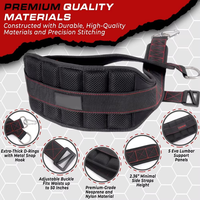 Ceinture lestée unisexe en néoprène, douce, respirante, antidérapante, avec chaîne en acier réglable, robuste et personnalisable pour la musculation et la gym