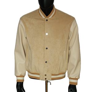 Men's Satin Thick Varsity Jacket Plus Size Streetwear Embroidery Logo Casual Baseball Vintage Down <b>Button</b> Varsity jacket for men - Product Image 1