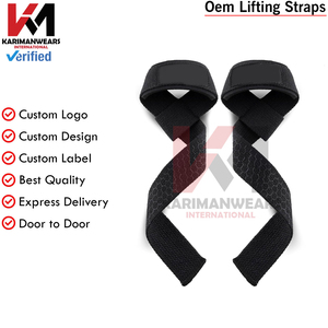 Sangles de musculation premium pour hommes et femmes, support de poignet, pour soulevé de terre et powerlifting, fournisseur OEM - Product Image 3