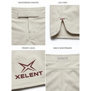 Pantalones Cortos de Grappling No-Gi para Hombre, 92% Poliéster, 8% Elastano, Elásticos en 4 Direcciones, Pantalones Cortos de Lucha BJJ MMA con Etiqueta Privada OEM - Product Image 4
