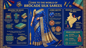 Saris en soie brodée Banarasi faits à la main, vêtements traditionnels ethniques indiens pour mariage, fournisseur en gros pour l'exportation. - Product Image 6