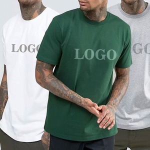 เสื้อยืดแขนสั้นลายทางผู้ชาย คอกลม ทรงปกติ สไตล์ลำลอง ผ้าถัก 100% คอตตอน โลโก้ด้านหน้า ระบายอากาศได้ดี ทรงโอเวอร์ไซส์ - Product Image 4