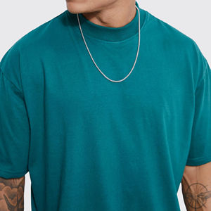 Camiseta de Manga Corta para Hombre, Estilo Holgado, Hombros Caídos, 100% Algodón, Transpirable, Ecológica, con el Mejor Diseño, Gran Venta - Product Image 5