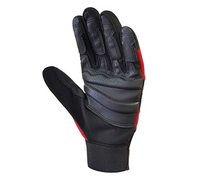 Guantes de Rapel Resistentes al Calor, de Cuero Vacuno, con Forro Polar Cálido, Protección UV, Antideslizantes, Dedos Completos, para Esquí al Aire Libre - Product Image 2