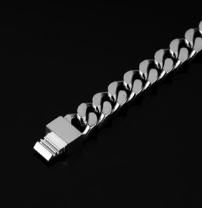 <b>Silver</b> Plated Moissanite Curb Link <b>Bracelet</b> Ice Cube Chain <b>Bangle</b> Round Brilliant Unisex Gift Jewelry - Product Image 2