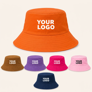 Sombrero de Pescador Personalizado con Bordado, Unisex, de Algodón, Estilo Urbano, para el Verano - Product Image 1