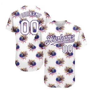 Camiseta de Béisbol Personalizada con Transferencia Térmica, Transpirable, de Malla de Spandex/Algodón para Adultos, Logotipo Personalizado Profesional, Calidad Superior - Product Image 3