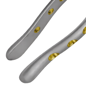 Pinzas de Extracción Dental # Instrumento Quirúrgico Manual Ergonómico de Acero Inoxidable con Empuñadura de Pitón Hueca Dorada 1STD - Product Image 5