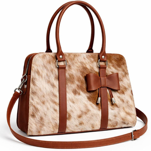 Sacs bandoulière en cuir de vachette véritable faits à la main, légers, pour voyage en extérieur, avec fermeture éclair, vente en gros, fournisseur OEM - Product Image 1