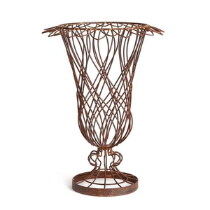 SET of 2 Metal <b>Flower</b> Plant Stand Nordic <b>Display</b> Premium Best Offers Iron Metal Wire Planters for Home & Office Decoration Uses - Product Image 3