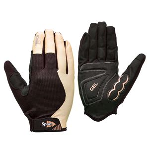 Black full Finger Cycling Gloves Breathable Anti Slip Gel Palm Riding Gloves for <b>Bicycle</b> Outdoor Sports - Product Image 3