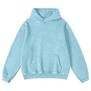 เสื้อฮู้ดสีเขียวขนาดใหญ่พิเศษ ยูนิเซ็กซ์ ผ้าฝ้ายเฟรนช์เทอร์รี่ สวมใส่สบาย มีกระเป๋าจิงโจ้ ระบายอากาศได้ดี เป็นมิตรกับสิ่งแวดล้อม น้ำหนัก 400 กรัม เหมาะสำหรับฤดูหนาว - Product Image 4