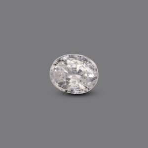 Handcrafted 5.4 Carat White CZ Loose Gemstone Brilliant Cut 20mm Diameter for Fine Jewelry - Product Image 1