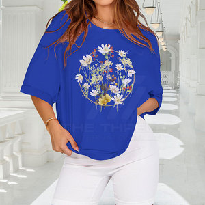 T-shirt oversize pour femme de qualité supérieure, écologique, 100% coton, vente directe d'usine, design personnalisé, fabriqué avec les meilleurs matériaux - Product Image 4