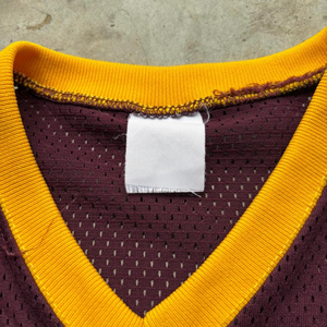 Maillot de basket-ball unisexe à col en V en maille respirante à manches courtes, couleur unie, polyester, t-shirt de sport pour adulte, toutes saisons, coupe classique - Product Image 6