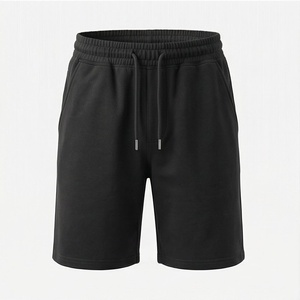 Shorts décontractés d'été pour femmes 100 % coton, taille élastique, couleur unie, doux, respirants et confortables - Product Image 1