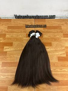 Cheveux bruns 100 % naturels - Cheveux bruts pour décoloration - Super double cheveux - Product Image 6