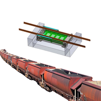 Système de pesage pour trains à grande capacité avec une capacité de 10 000 T/H, une vitesse de pesage de 1 à 10 km/h et une protection contre les surcharges de 150 % ISO 9001:2015