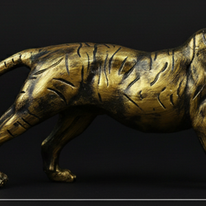 Statue de lion de style européen, ornement écologique en résine 3D pour la maison, le meuble TV, le meuble à vin, le salon, le bureau, le bureau à domicile - Product Image 3