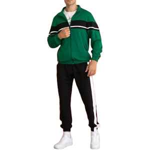 Chándal para Hombre, Estilo Urbano y Deportivo, con Cremallera Larga y Franja Personalizada, Elegante, Nueva Moda 2026, Última Tendencia Juvenil - Product Image 4