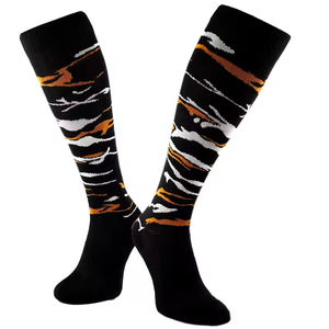Wholesale Supplier <b>Winter</b> Fashion Printing Knee High Compression Stretchable Horse Riding Equestrian <b>Socks</b> Customized Colors - Product Image 6