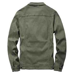 High Quality <b>Lightweight</b> Men's <b>Denim</b> <b>Jacket</b> Plain Dyed Breathable Waterproof Winter Casual Wear <b>Denim</b> Men's <b>Jackets</b> - Product Image 2