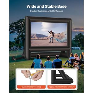 Pantalla de Cine Inflable Portátil de 18 Pies con Fácil Instalación, Proyección en Exteriores, Relación de Aspecto 16:9, Bolsa de Almacenamiento Práctica - Product Image 5