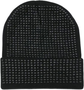 High Quality <b>Men</b> <b>Winter</b> Beanie <b>Hat</b> Rhinestone Knitted Beanie with Custom logo Wholesale Rate customized in all colors Beanie <b>Hat</b> - Product Image 2