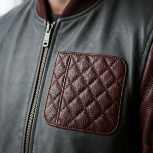 Customizable Men's High Quality Fashion Leather <b>Jacket</b> / New Design Heavyweight Men Leather <b>Jacket</b> For Winter Outdoor Wear - Product Image 5