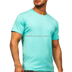 เสื้อยืดผู้ชายทรงโอเวอร์ไซส์ แขนสั้น สีพื้น ผ้าฝ้าย 100% คอกลม สไตล์ไฮสตรีท สำหรับฤดูร้อน ขายส่ง - Product Image 3