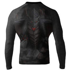 Camiseta de Compresión Personalizada de Manga Corta con Logotipo de Surf para MMA y BJJ, Rashguard Sublimado de Jiu Jitsu, UPF50, Transpirable, Venta al Por Mayor - Product Image 2