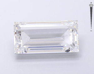 Diamante Cultivado en Laboratorio con Certificación IGI, Corte Baguette de 6.03 CT, Color E, Claridad VVS2, CVD LG 673418780, ROYAL GEMS, Super Joyería - Product Image 1