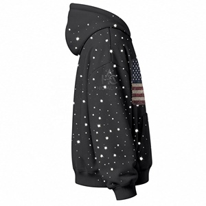 Sudadera con Capucha Oversize de Alta Calidad y Diseño Moderno, Color Negro, con Hombros Caídos, en Algodón/Poliéster - Product Image 6